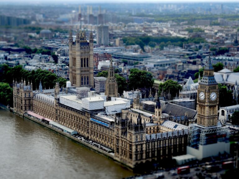 Palacio de Westminster, sede del Parlamento del Reino Unido en Londres